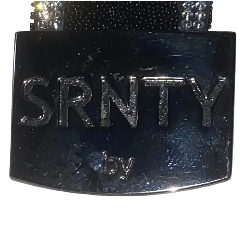 SRNTY by Jamie Bellandi Costume Bracelet Magnet Rhinestone Detail Witchy Goth